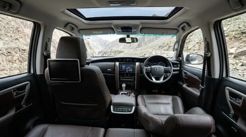 Toyota Fortuner Interior – Luxury & Powerful
